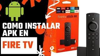 Como instalar aplicaciones en FIRE TV Android