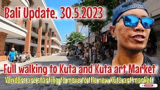 Full walking to kuta kuta square and to the new kuta art market