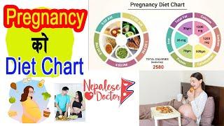 Pregnancy मा खाने समय  कसरी मिलाउने ? DIET CHART Episode 10 @DrNiteshGhimireNepaleseDoctor