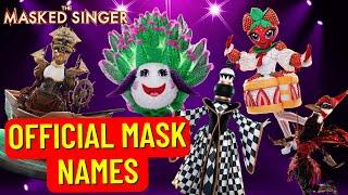 Masked Singer Official Costume Names Revealed - Season 12