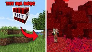 Quả TNT Này Đã Biến Thế Giới Minecraft THÀNH ĐỊA NGỤC TRẦN GIAN  - Lucky TNT Mod