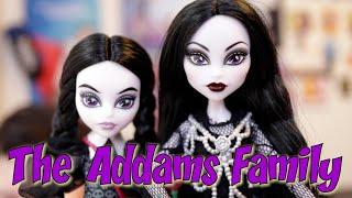 NEW Monster High Morticia & Wednesday Addams and Wednesday looks good  #addamsfamily #dolls