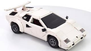 LEGO Icons Lamborghini Countach independent review The big 5000 Quattrovalvole set #10337