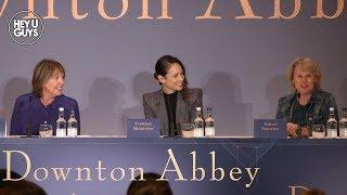 Downton Abbey Press Conference  - Tuppence Middleton Imelda Staunton & Penelope Wilton