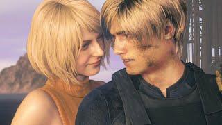 Ashley Has a Crush On Leon All Scenes - Resident Evil 4 Remake 2023