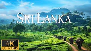 FLYING OVER SRI LANKA 4K Video UHD - Calming Piano Music With Beautiful Nature Film For Relaxation