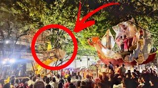 Nampally ka Raja Ganesh Aagman Postpone to Next Day  Ganesh Struck at Night 3 AM