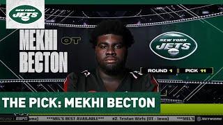 Mekhi Becton Drafted By The New York Jets Full Draft Pick And Analysis  NFL