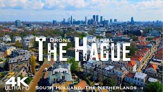 THE HAGUE  Den Haag Drone Aerial 4K  Scheveningen Zuid Holland Nederland Netherlands