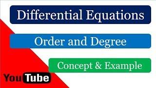 Order and Degree of Differential Equation in Hindi - GATExplore l GATE 2018