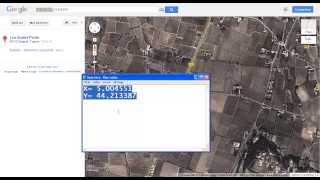 how to extract the X and Y coordinates from Google Maps