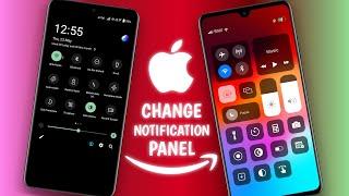 How to Change Notification Panel Android to iPhone ?