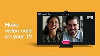 Make calls on the big screen with Google Duo  Samsung