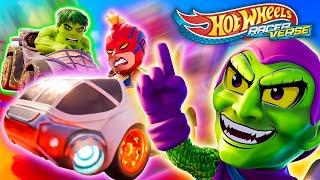 Super Heroes and Villains Compete for the Gold in the Hot Wheels Racerverse   Hot Wheels