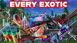 Ranking EVERY EXOTIC In FORTNITE HISTORY From WORST To BEST