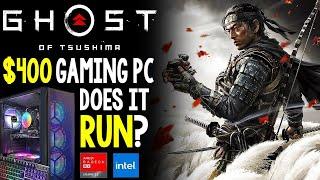 $400 Pre-Built Gaming PC Playing Ghost of Tsushima - Can it Run?