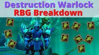 Destruction Warlock - RBG Breakdown - 2200 MMR - Shadowlands
