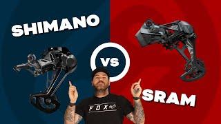 Battle of the Drivetrains Which One is the Best?  #srammtb #shimano