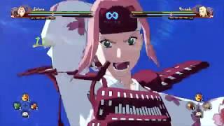 Naruto Shippuden Ultimate Ninja Storm 4 Warrior Sakura Haruno VS Sannin Tsunade