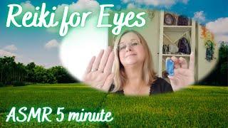 Reiki for eyes. 2020 vision. Asmr lapis Lazuli crystal healing for eyesight & eye health.