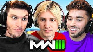 Adin Ross xQc Trainwrecks & Stable Ronaldo Play COD.. TOXIC