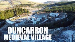 Duncarron Medieval village  Drone flight