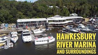 Hawkesbury River Marina at brooklyn near danger island and little wobby