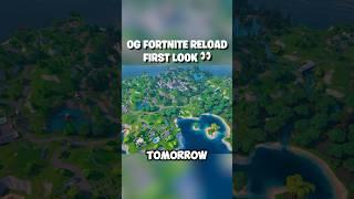 FIRST LOOK at the OG Fortnite Map Coming TOMORROW #Fortnite #OGFortnite #Chapter1