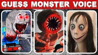 Guess The EAT MONSTERS VOICE?  Spider Thomas Roblox Doors Momo