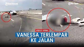 Mobil Vanessa Angel Melaju 120 Km per Jam & Tanpa Bekas Rem Terlempar seusai Tabrak Pembatas Jalan