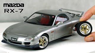 Building PERFECT Mazda Rx-7 Super Realistic Model Car in 15 Minutes