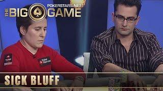 The Big Game S2 ️ E13 ️ Vanessa Selbst HUGE bluff against Antonio Esfandiari ️ PokerStars