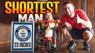 The Worlds Shortest Man 26 Years Old 23 Inches Tall