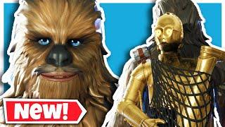 PS5 Fortnite Chewbacca + C3PO Gameplay No Commentary