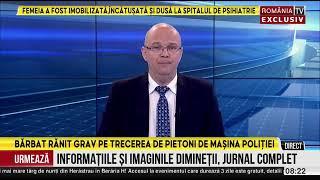 Barbat ranit grav de masina politiei pe trecerea de pietoni