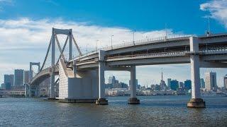 Радужный мост レインボーブリッジ Япония Токио tabitabi.ru