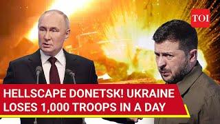 Hellfire On Day 1 Of Putins New Term Over Thousand Ukrainian Troops Eliminated