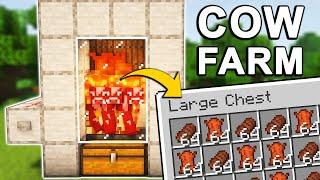 The BEST Cow Farm in Minecraft 1.21 Tutorial