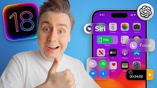 iOS 18 — ТЕПЕРЬ АЙФОН В КАЙФ Новый дизайн и ChatGPT 4o в Siri 