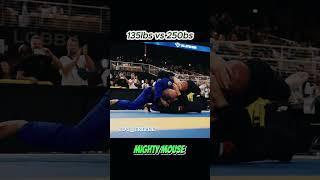 Mighty Mouse submits a GIANT 250LBS #judo #bjj #mma