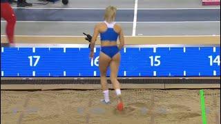 Womens Triple Jump Qualification - European Athletics Indoor Championships Glasgow 2019