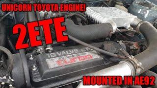 2ETE MOUNTED IN AE92 UNICORN TOYOTA ENGINE