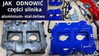 Jak odnowić części silnika malowanie aluminium-żeliwa-stali renowacja Subaru Impreza cz.2