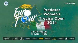 Saturday 1915h & 2100h Predator Womens Treviso Open 2024