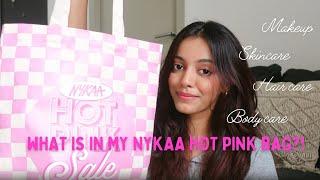 What is in my Nykaa hot pink sale bag?  Nykaa product recommendations