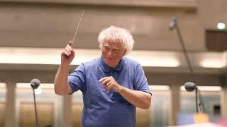 BRSO  Sir Simon Rattle Probenstreiflicht Die Schöpfung von J. Haydn