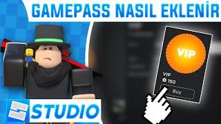 Game Pass Nasıl Eklenir  Roblox Studio Dersleri  Roblox Studio