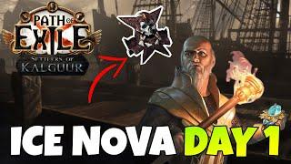 Ice Nova of Frostbolts DAY 1 Update & Tips Kitavas Thirst is OP  POE 3.25 Settlers of Kalguur