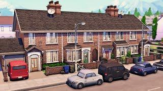 British Terraced Houses  The Sims 4 Speed Build