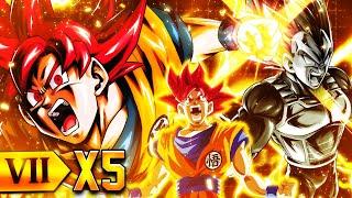 5x ZENKAI BUFFED LF SSG GOKU SHOWS OFF HIS TRUE POWER HE 1v3’s WITH EASE? Dragon Ball Legends